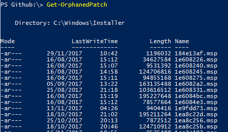 Get-OrphanedPatch