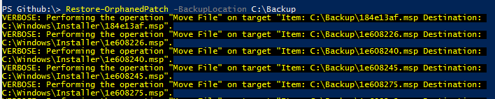 Restore-OrphanedPatch