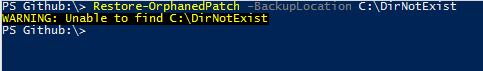 Restore-OrphanedPatch