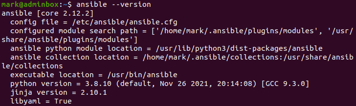 ansibleVersion